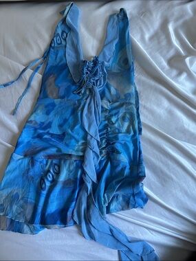 Blue women dress